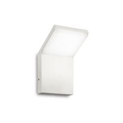 Applique Moderna Style Alluminio Bianco Led 9W 4000K Luce Naturale