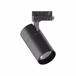 Collezione QUICK PROIETTORI LED PER AMPI SPAZI Proiettore cilindrico in alluminio estruso adatto per installazione su binario ...