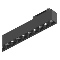Sistema Binario Arca Accent Alluminio Nero Led 29W 3000K Luce Calda