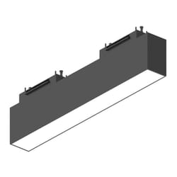 Sistema Binario Piatto Arca Metallo Nero Led 13W 4000K Luce Naturale