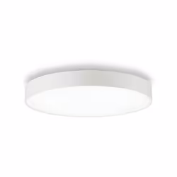 Collezione HALO LED PER I TUOI INTERNI Plafoniera a Led con base e corpo luce in alluminio verniciato a polveri. Diffusore in ...