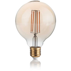 10 Lampadine Led Globo Small D95 E27 4 Watt 2200 k Dimm 300 Lm Vintage Ambra