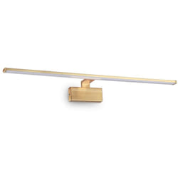 Ideal Lux - Applique Contemporanea Alma Metallo Ottone Led 18W 3000K Luce Calda