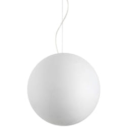 Ideal Lux - Sospensione Moderna Carta Metallo Bianco 1 Luce E27 D50Cm