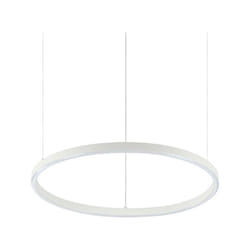 Sospensione Moderna Oracle Alluminio-Materie Plastiche Bianco Led 32W 3000K