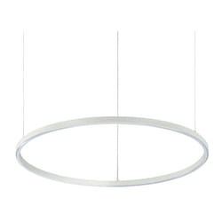 Sospensione Moderna Oracle Alluminio-Plastiche Bianco Led 38W 3000K D70Cm