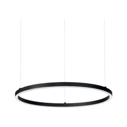 Sospensione Moderna Oracle Alluminio-Materie Plastiche Nero Led 32W 3000K