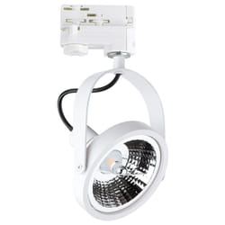 Lampada Binario Moderna Glim Metallo Bianco 1 Luce 10W Gu10 3000K Luce Calda