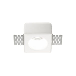 Ideal Lux - Faretto Incasso Moderno Samba Gesso Bianco 1 Luce Gu10 D55Cm