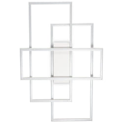 Ideal Lux - Plafoniera Moderna Frame Metallo Bianco Led 31W 3000K Luce Calda