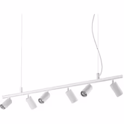 Collezione DYNAMITE FASCI DI LUCE DIREZIONABILI Plafoniera 6 luci Led GU10. Montatura in metallo rifinito con vernice a polve ...