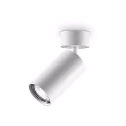 Collezione DYNAMITE FASCI DI LUCE DIREZIONABILI Plafoniera con diffusore orientabile, luce Led GU10 3000 K (calda). Montatura ...