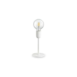 Ideal Lux - lampada da tavolo 1 luce microphone TL1 bianco