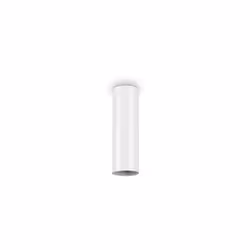 Collezione LOOK TUBI LUMINOSI PER UNA LUCE DIRETTA Plafoniera con base di fissaggio in alluminio tornito h.20 cm luce LED GU1 ...