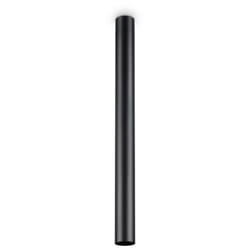 Plafoniera Moderna Look Metallo Nero 1 Luce 7W 3000K Luce Calda H75Cm