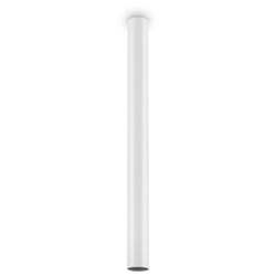 Ideal Lux - Plafoniera Moderna Look Metallo Bianco 1 Luce 7W 3000K Luce Calda H75Cm