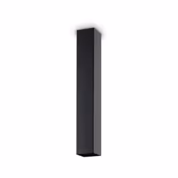 Collezione SKY TUBI SOSPESI SUL SOFFITTO PER AMBIENTI ESTREMAMENTE MODERNO Plafoniera a tubo quadrato h.40 cm 6x6 cm. Corpo l ...