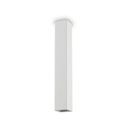 Ideal Lux - Plafoniera Moderna Sky Metallo Bianco 1 Luce Gu10 7W 3000K Luce Calda H40Cm