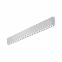 Collezione LINUS FORME ESSENZIALI Lampada lineare 120 cm in alluminio con illuminazione diretta e indiretta per applicazione ...