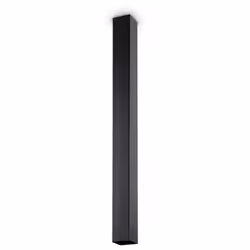 Collezione SKY TUBI SOSPESI SUL SOFFITTO PER AMBIENTI ESTREMAMENTE MODERNO Plafoniera a tubo quadrato h.75 cm 6x6 cm. Corpo l ...