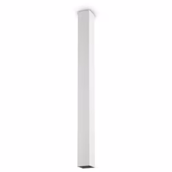 Collezione SKY TUBI SOSPESI SUL SOFFITTO PER AMBIENTI ESTREMAMENTE MODERNO Plafoniera a tubo quadrato h.75 cm 6x6 cm. Corpo l ...