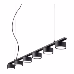 Collezione MINOR SOSPENSIONI DAL DESIGN BASIC Sospensione lineare 115 cm con montatura in metallo verniciato a polveri finitu ...