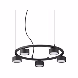Collezione MINOR SOSPENSIONI DAL DESIGN BASIC Sospensione circolare 50 cm con montatura in metallo verniciato a polveri finit ...
