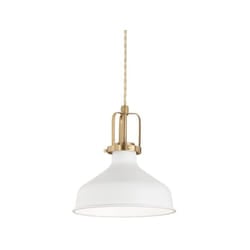 Ideal Lux - Sospensione Industrial-Minimal Eris-1 Metallo Bianco 1 Luce E27