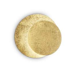 Ideal Lux - Applique Contemporanea Tick Metallo Oro 1 Luce 7,5W 3000K Luce Calda