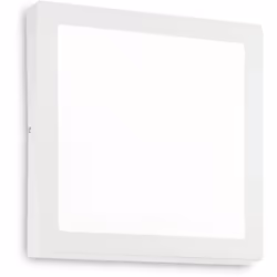 Plafoniera diffusiva per installazione a soffitto o parete in interni, adatta per un'illuminazione generale e uniforme. Scocc ...
