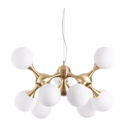 Collezione NODI PER CHI AMA OSARE Lampadario con montatura asimmetrica in metallo cromato h. 262 cm max e largh. 80 cm.. Dota ...