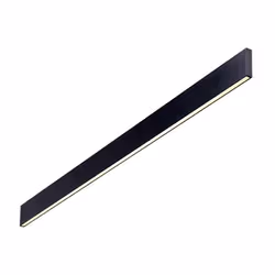 Collezione LINUS FORME ESSENZIALI Lampada lineare 120 cm in alluminio con illuminazione diretta e indiretta per applicazione  ...