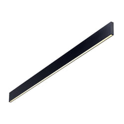 Ideal Lux - Applique Moderna Linus Alluminio Nero Led 32W 3000K Luce Calda