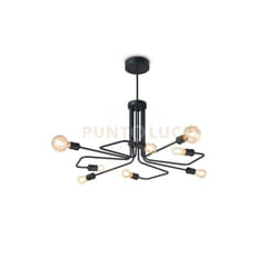 Lampada a sospensione triumph SP8 nero