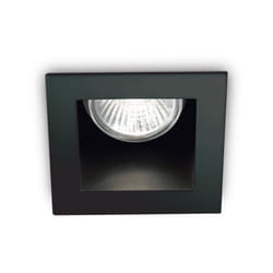 Faretto Incasso Moderno Funky Metallo Nero 1 Luce Gu10