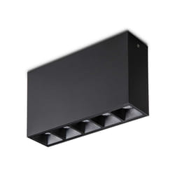 Modulo Lika Alluminio Nero Led 12,5W 3000K Luce Calda