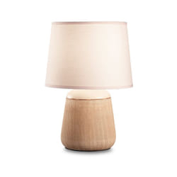 Ideal Lux - Lampade Da Scrivania Shabby Chic - Provenzale Kali'-2 Metallo Bianco 1 Luce E14