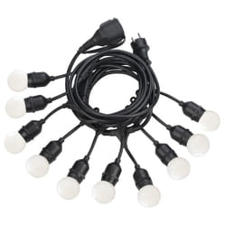 Ideal Lux - Catena Luminosa Fiesta Materie Plastiche Nero 10 Luci E27