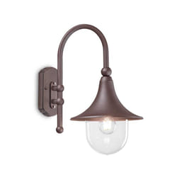 Ideal Lux - Applique Arco Rustica-Country Cima Alluminio Coffee 1 Luce E27