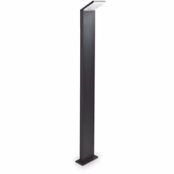 Collezione STYLE LINEE DEFINITE PER I VOSTRI ESTERNI Lampioncino per esterno 100 cm con corpo luce in alluminio verniciato a ...