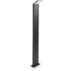Piantana Moderna Style Alluminio Antracite Led 9W 3000K Luce Calda