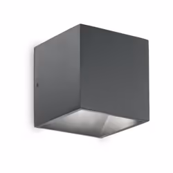 Collezione RUBIK APPLIQUES MINIMAL CON DOPPIO FASCIO DI LUCE Applique moderna e lineare 10x10 cm. Corpo luce in fusione di al ...