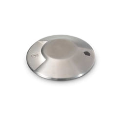 Calpestabile Moderno Rocket Alluminio Cromo 1 Luce 3,5W 3000K Luce Calda