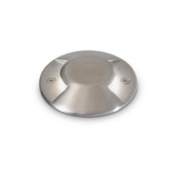 Calpestabile Moderno Rocket-2 Alluminio Cromo 1 Luce 3,5W 3000K Luce Calda