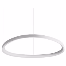 Collezione GEMINI FORME GEOMETRICHE SOSPESE Sospensione dalla forma geometrica diam.81 cm con rosone e paralume in metallo ve ...