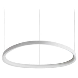 Ideal Lux - Sospensione Moderna Gemini Metallo Bianco Led 60W 3000K Luce Calda