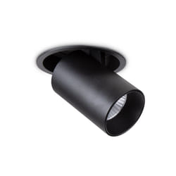Ideal Lux - Faretto Tubolare Moderno Nova Alluminio Nero Led 12W 3000K Luce Calda