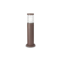 Ideal Lux - Piantana-Palo Da Esterno Moderna Tronco Alluminio Coffee 1 Luce E27 H40Cm