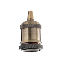 Portalampada Metallo Ottone 1 Luce E27