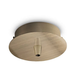 Rosone Standard All In Metallo Ottone 1 Luce
